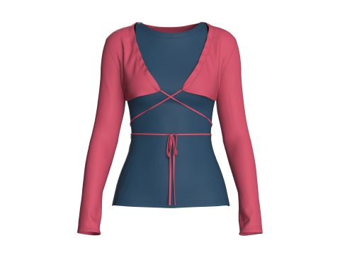 Girls Comfyparty Tops 3D Модель
