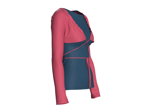 Girls Comfyparty Tops 3D Модель