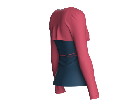 Girls Comfyparty Tops 3D Модель