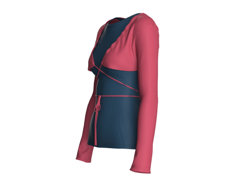 Girls Comfyparty Tops 3D Модель
