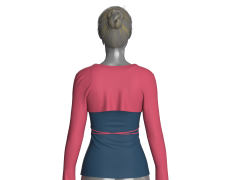 Girls Comfyparty Tops 3D Модель