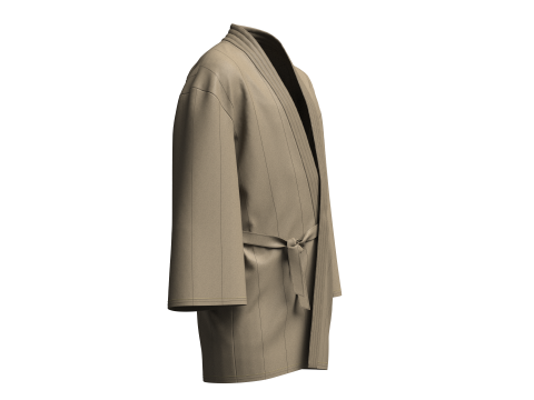 Kids Noragi Jacket 3D Model