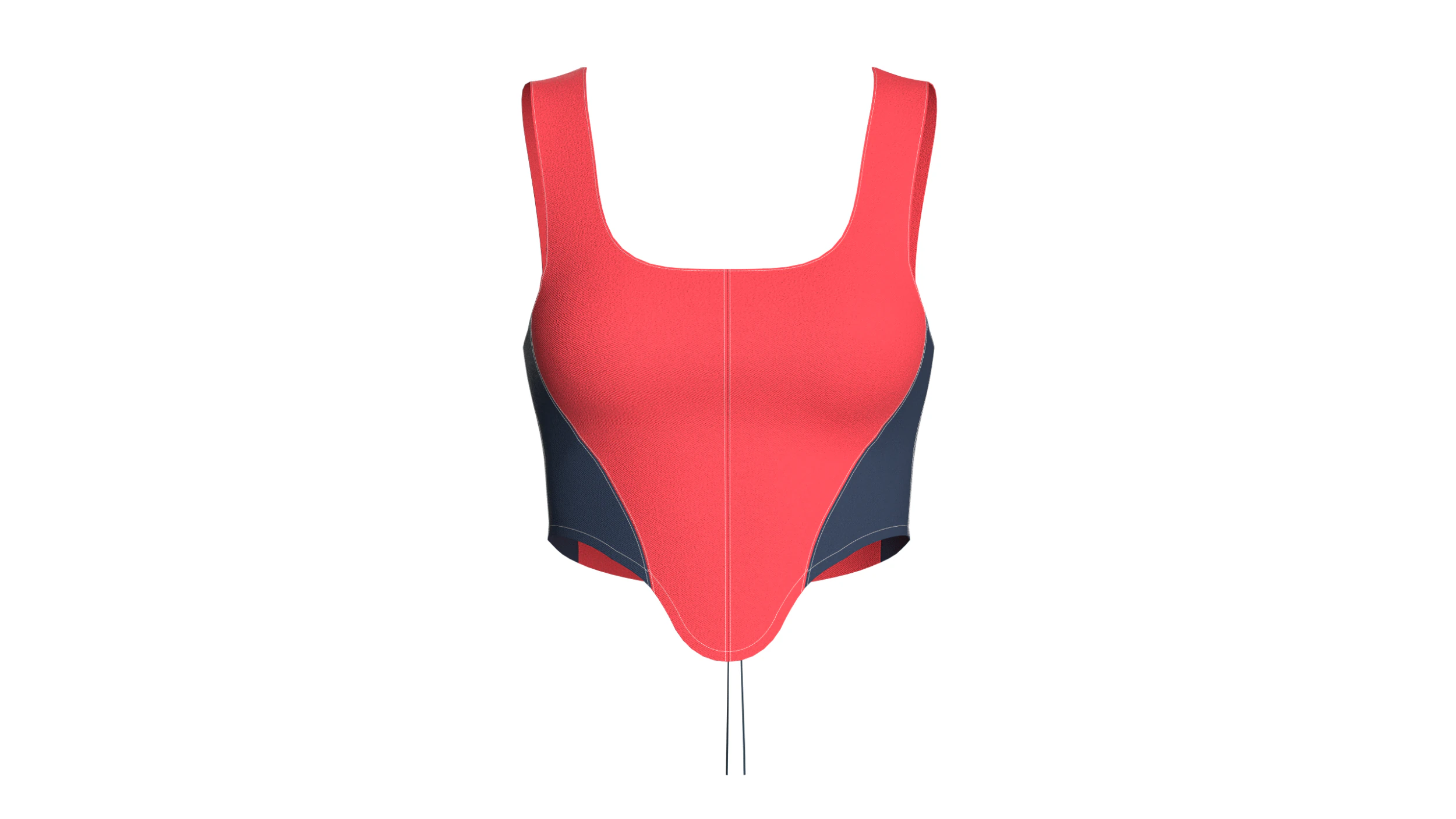 Upcycled Corset Tops 3D Model .c4d .max .obj .3ds .fbx .stl .blend