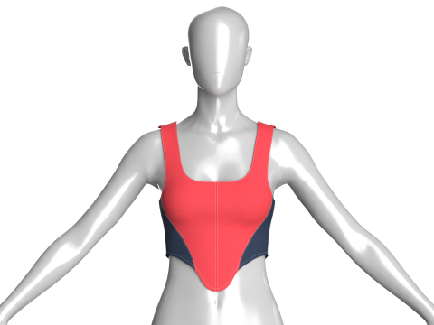 Upcycled Corset Tops 3D Модель