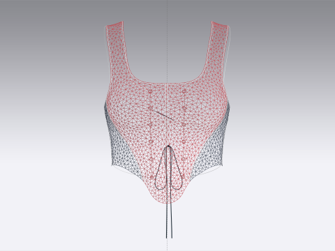 Upcycled Corset Tops 3D Модель