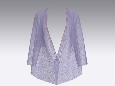 Women Cardigan 3Dモデル