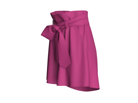 Women Stylish Waist Shorts 3D Model
