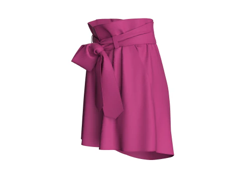 Women Stylish Waist Shorts 3D Model