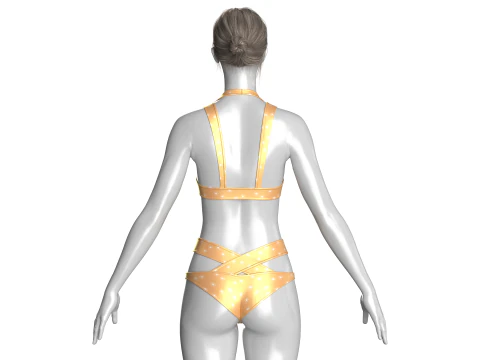 Girls Bikini - Summer Print 3D Model