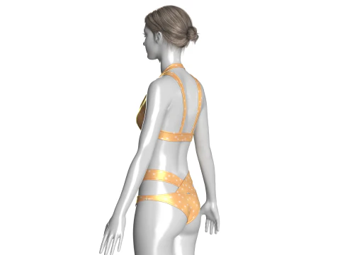 Girls Bikini - Summer Print 3D Model