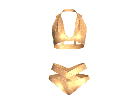 Girls Bikini - Summer Print 3Dモデル
