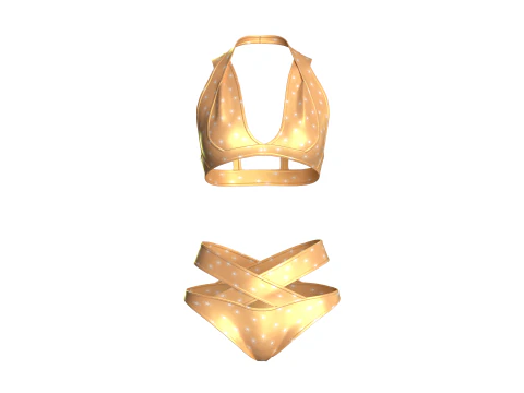 Girls Bikini - Summer Print 3D Model