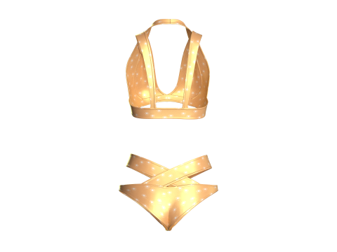 Girls Bikini - Summer Print 3Dモデル