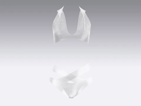 Girls Bikini - Summer Print 3D Model