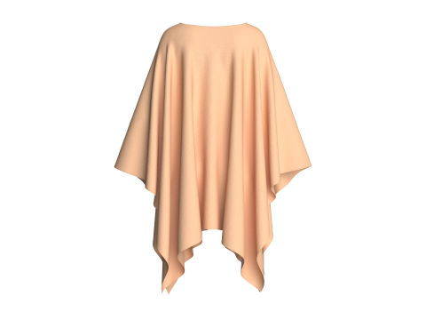 Girls Cope Dress V2 3D-Modell