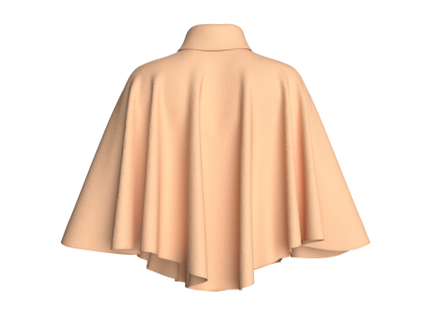 Girls Cope Dress V3 Modello 3D