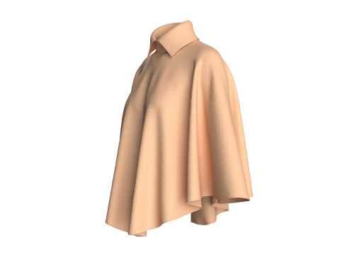 Girls Cope Dress V3 Modello 3D
