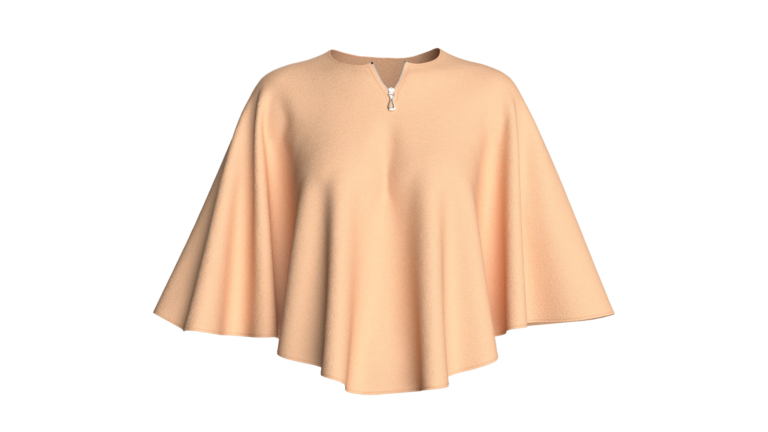 Girls Cape Dress V4 3D Model .c4d .max .obj .3ds .fbx .stl .blend 