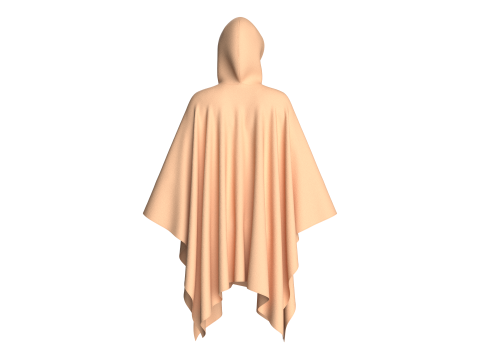 Girls Cope Dress V5 Model 3D