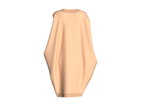 Girls Cope Dress V7 Modello 3D
