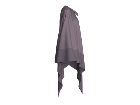 Girls Cope Dress V8 Model 3D