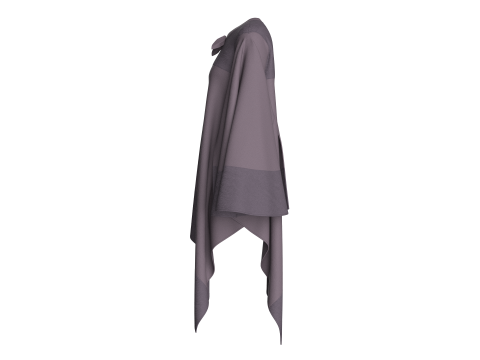 Girls Cope Dress V8 Model 3D