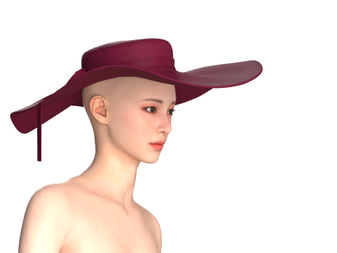 Girls Hat 3D Модель