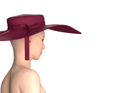 Girls Hat 3D Модель