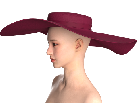 Girls Hat 3D Модель