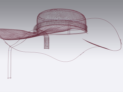 Girls Hat 3D Модель