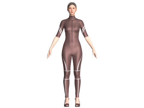 Girls Body Suit 3Dモデル