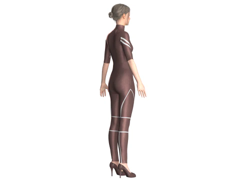 Girls Body Suit 3D Model