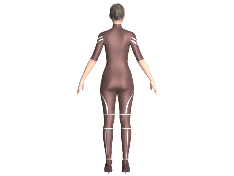Girls Body Suit 3D Model