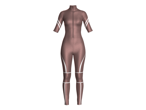 Girls Body Suit Modello 3D