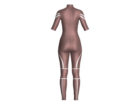 Girls Body Suit Modello 3D