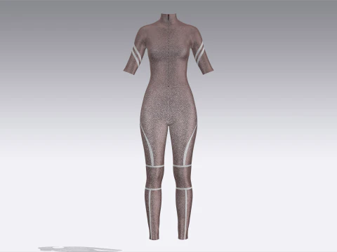 Girls Body Suit 3D Model