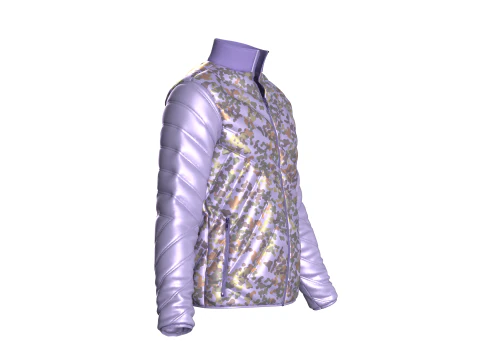 Girls Short Dress-Outfit V2 3D Model