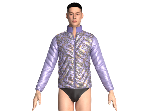Girls Short Dress-Outfit V2 Modelo 3D