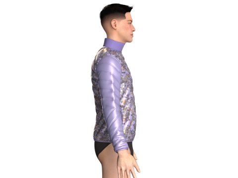 Girls Short Dress-Outfit V2 Modelo 3D