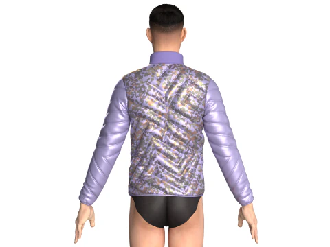 Girls Short Dress-Outfit V2 3D Model