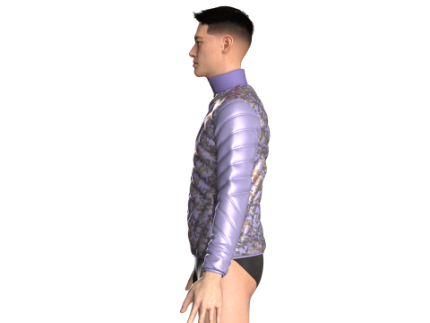 Girls Short Dress-Outfit V2 Modelo 3D