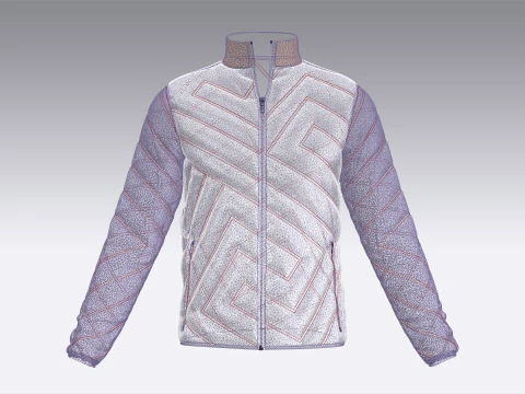 Girls Short Dress-Outfit V2 3D Model