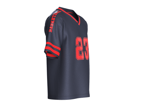 Men Basketball Tshirt-Mesh Model 3D