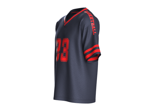 Men Basketball Tshirt-Mesh Model 3D