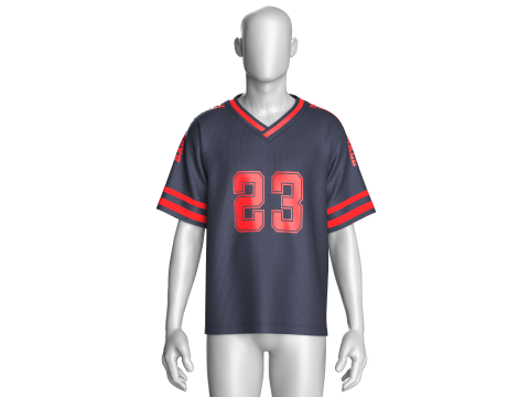 Men Basketball Tshirt-Mesh Model 3D