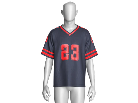 Men Basketball Tshirt-Mesh 3D Model