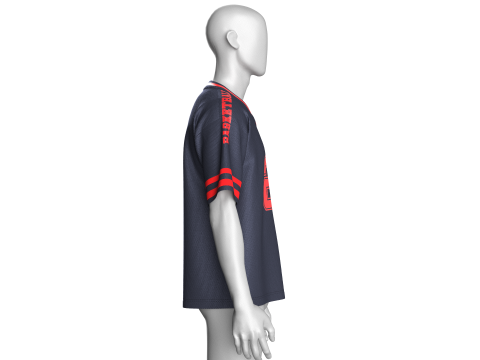 Men Basketball Tshirt-Mesh Model 3D