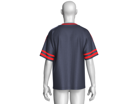 Men Basketball Tshirt-Mesh Model 3D