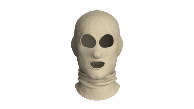 Men Rib Face Mask 3D Modell .c4d .max .obj .3ds .fbx .stl .blend 