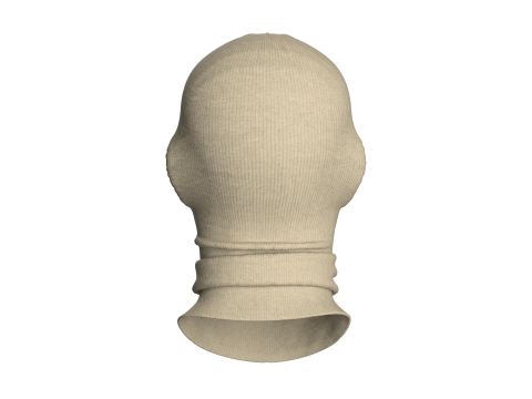 Men Rib Face Mask 3D Modell